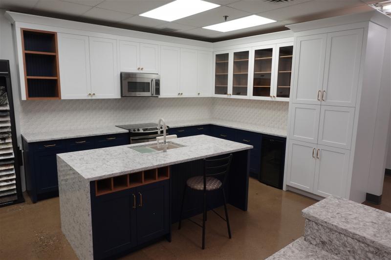 Kitchen showroom display